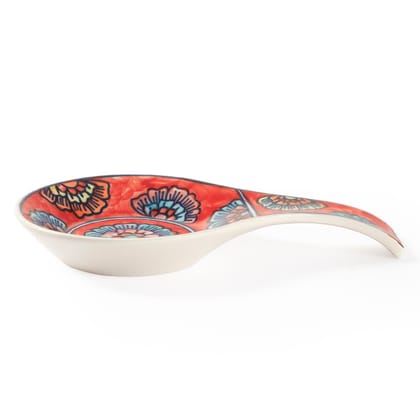 Hand Painted Ceramic Spoon Rests - 9x5.5