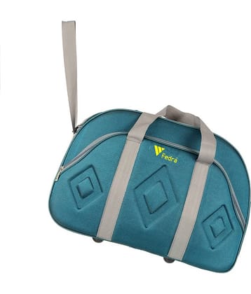 FEDRA - 40 Ltrs Green Polyester Duffle Bag