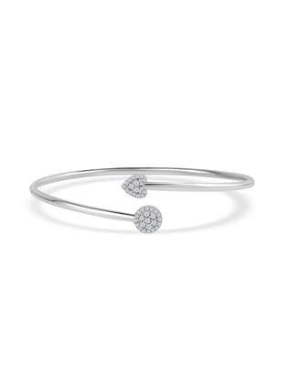 Heart Flex Bangle For Women - Size 2.6
