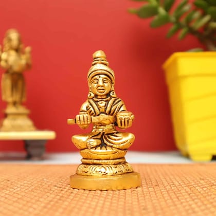 Devi Annapoorna The Goddess of Food and Nourishment In Brass - 3.2 inch Height Devi Annapoorna The Goddess of Food and Nourishment In Brass - 3.2 inch Height