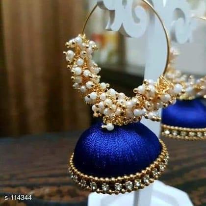 Grand Baali Jhumka with Dangling Loreals