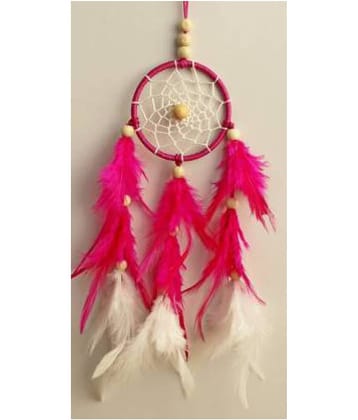 Lucky Traders Feather Multicolour Dream Catcher - Pack of 1 ( X cms )
