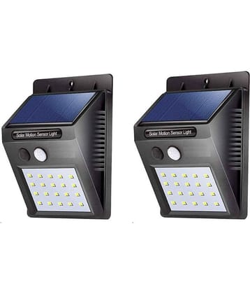 ZESTRUM 3W Solar Outdoor Wall Light ( Pack of 2 )