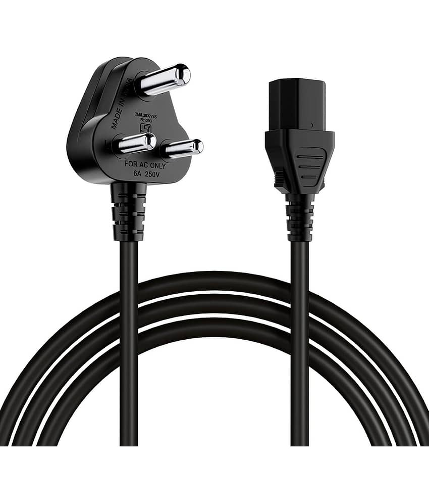 Portronics Black 3A Micro USB Cable 1.2 Meter