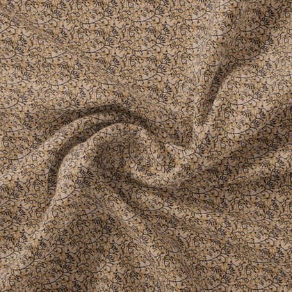 Decorative Bright Leaves Of Branch Digital Printed Fabric - Weightless