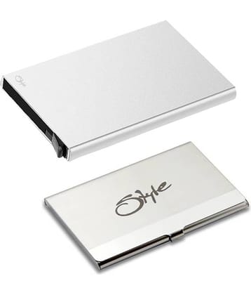 Styel 98 Combo of 2|High Quality Stylish Wallet for Men & Women 6 Card Holder