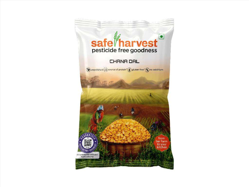 Safe Harvest Pesticide Free Chana Dal 500g
