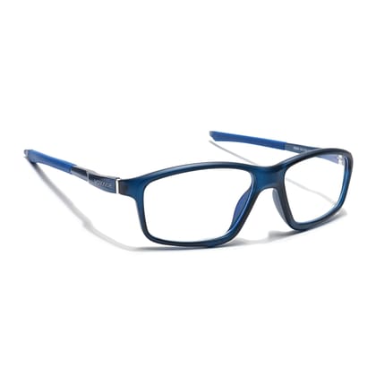 Voyage Striker Black Rectangle Eyeglasses for Men & Women (52504MG6149-C5)