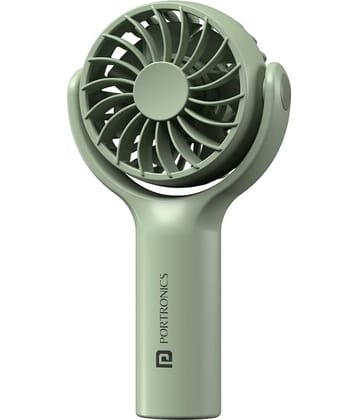 Portronics USB Fan Green Pack of Pack of 1 Portable Rechargeable Fan