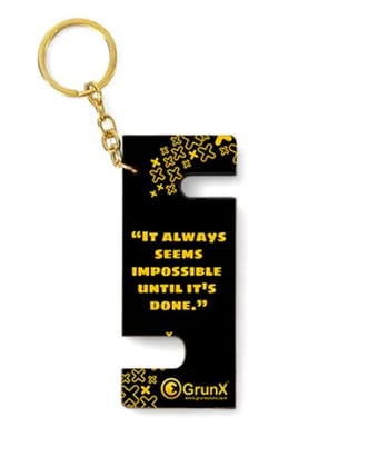 Pushpa - Keychain Stand For Smartphones With Life Quotes # 4
