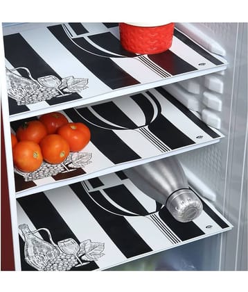 E-Retailer - Multicolor PVC Fridge  Mats (Pack of 1)