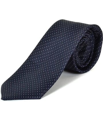 Greyon Blue Polyester Formal Thin Tie