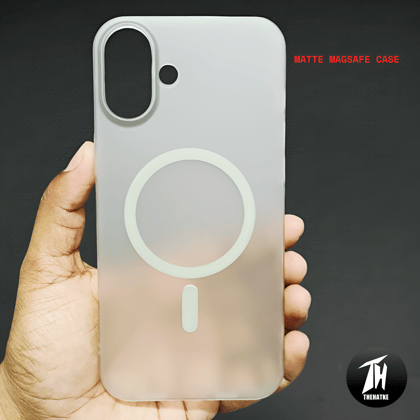 Clayish Paper Matte Magsafe Case for Apple Iphone 16 Plus