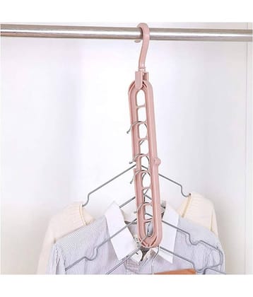 House of Quirk Multifunctional Hanger for 360 Degrees Rotatable Hook,Coat Hangers Folding Clothes Hanger
