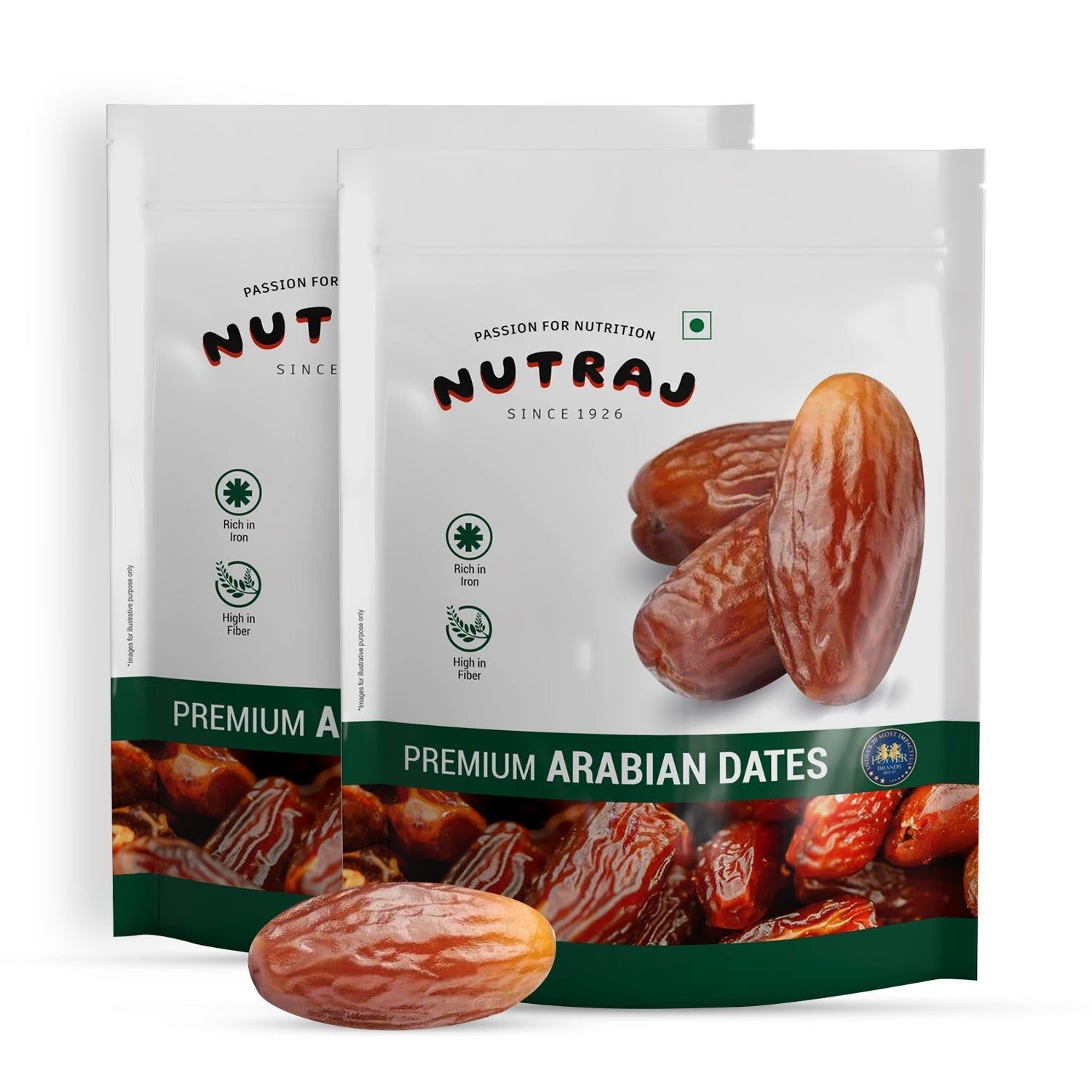 Nutraj Arabian Dates 500gm (Khajur/Khajoor)
