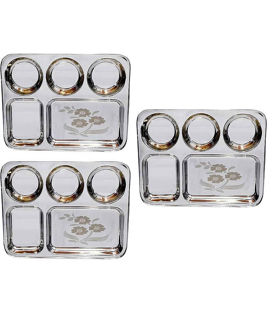 SAGER 3 Pcs Stainless Steel Partition Plate