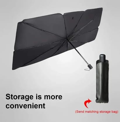Car Sun Shade for Windshield Foldable Car Sun Umbrella UV Sun and Heat Protection Foldable Sun Shade