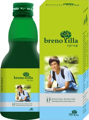 PRM BRENO VILLA Herbal Syrup, Helpful for Stress, Depression 200 ml(Pack of 2)