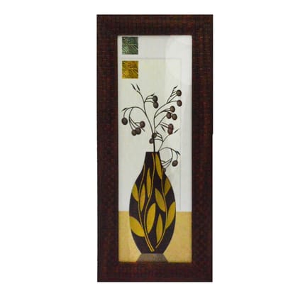 Abstract Pot Satin Matt Texture UV Art Painting