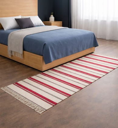 Handloom Punja Durrie Carpet | Traditional Cotton Handwoven Floor Carpet Handloom Punja Durrie Carpet | Traditional Cotton Handwoven Floor Carpet
