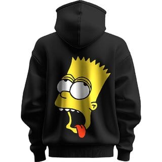 BULL CLOTHING Stylish Graphic Black Hoodie 60 Cotton, 40 Polyester 280 GSM Fleece for Comfort and Durability (XXL) BULL CLOTHING Stylish Graphic Black Hoodie 60 Cotton, 40 Polyester 280 GSM Fleece for Comfort and Durability (XXL)