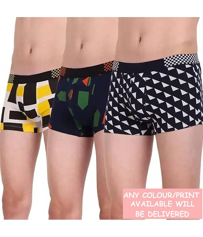 CAVENDRES Pack of 3 Boys Modal Trunks ( Multicolor )