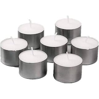 Printzkala Pure Smokeless Tea Light Candles - 20 Pieces Pack 7-9 Hours Burning Time Non-Toxic Non-Smoky and Eco-Friendly Perfect for Home Decor Party Decor and Special Occasions