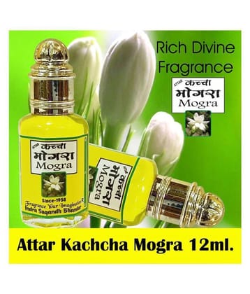 INDRA SUGANDH BHANDAR - Kaccha Mogra Attar For Men & Women 12ml Pack Of 1