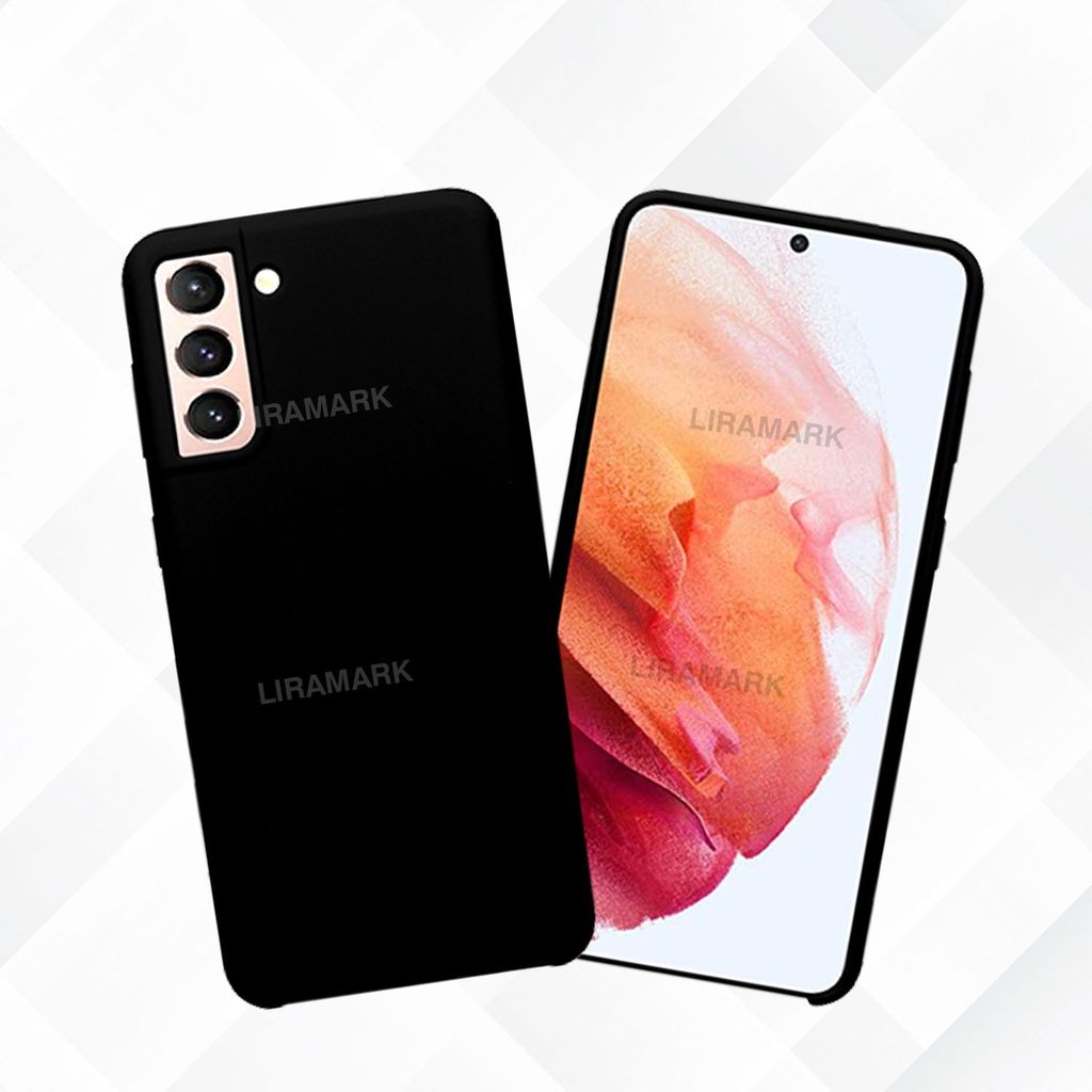 LIRAMARK Liquid Silicone Soft Back Cover Case for Samsung Galaxy S21 Plus