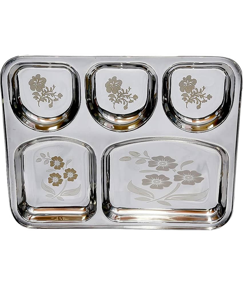 SAGER 4 Pcs Stainless Steel Partition Plate