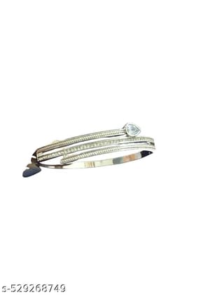 Graceful Rose Gold, Silver Bracelet & Bangles