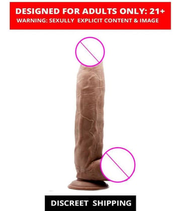 12 inch Silicone Liquid Dildo With Suction Cup