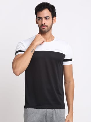Invincible Men’s Structured Tee-Black White / S