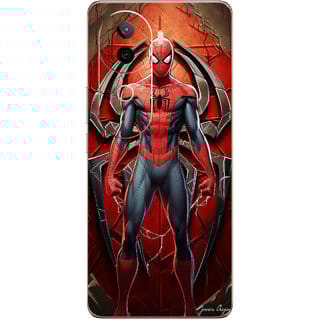 Yug Emporium Back Skin Wrap For iQOO Z9s 5G Premium Quality Full Coverage (spiderman Army) (Mobile Back Cover, Multicolor)
