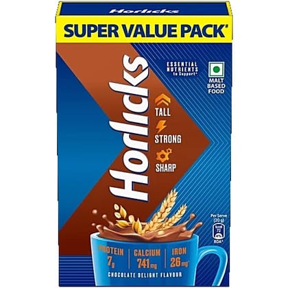 Horlicks Chocolate Delight Flavour Nutrition Drink, 1 kg Refill Pack