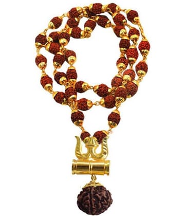 RUDRA ZONE - Wood Pooja Mala (Pack of 1)