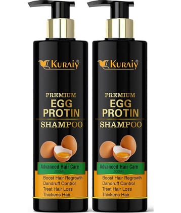 KURAIY EGGPROTEIN SHAMPOO FOR SMOOTH & SHINY HAIR 200ML PACK OF 2