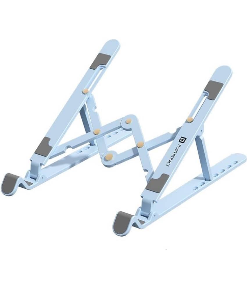 Portronics Laptop Table For Upto 48.26 cm (19) Blue