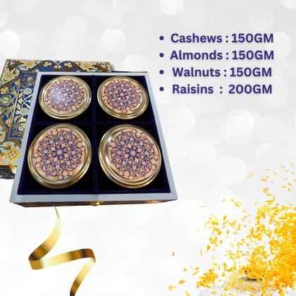 Healthy Snack Box – Assorted Dry Fruits for Every Occasion (Cashews, Almonds, Walnuts & Raisins)