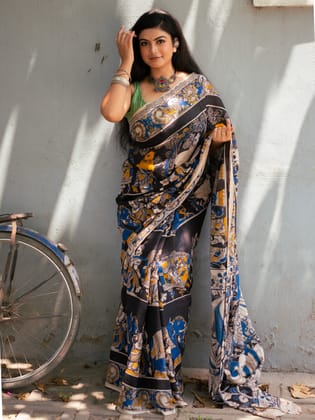 Pavira Kalamkari Saree