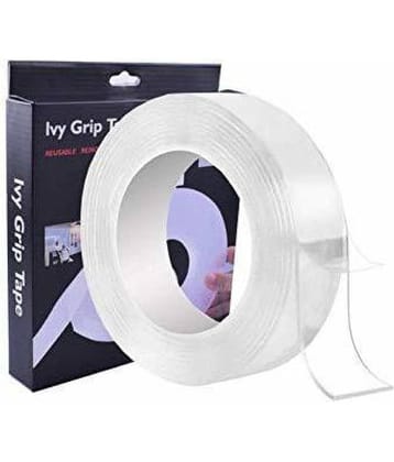 grip tape LDL Double Sided Grip Tape, Adhesive Grip Tape, Transparent Strong Traceless Tape - Pack of 1