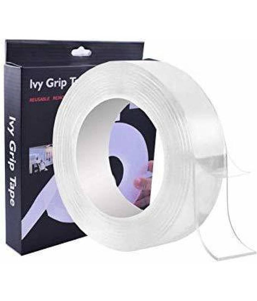 grip tape LDL Double Sided Grip Tape, Adhesive Grip Tape, Transparent Strong Traceless Tape - Pack of 1