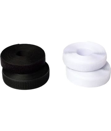 Vardhman Hook & Loop Fastner Tape ( Pack of 2 )
