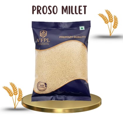 VFPL | Premium Proso Millet (500 gm) | 100% Natural & Unpolished | Gluten-Free, High Fiber & Protein-Rich Superfood | Ideal for Healthy Meals