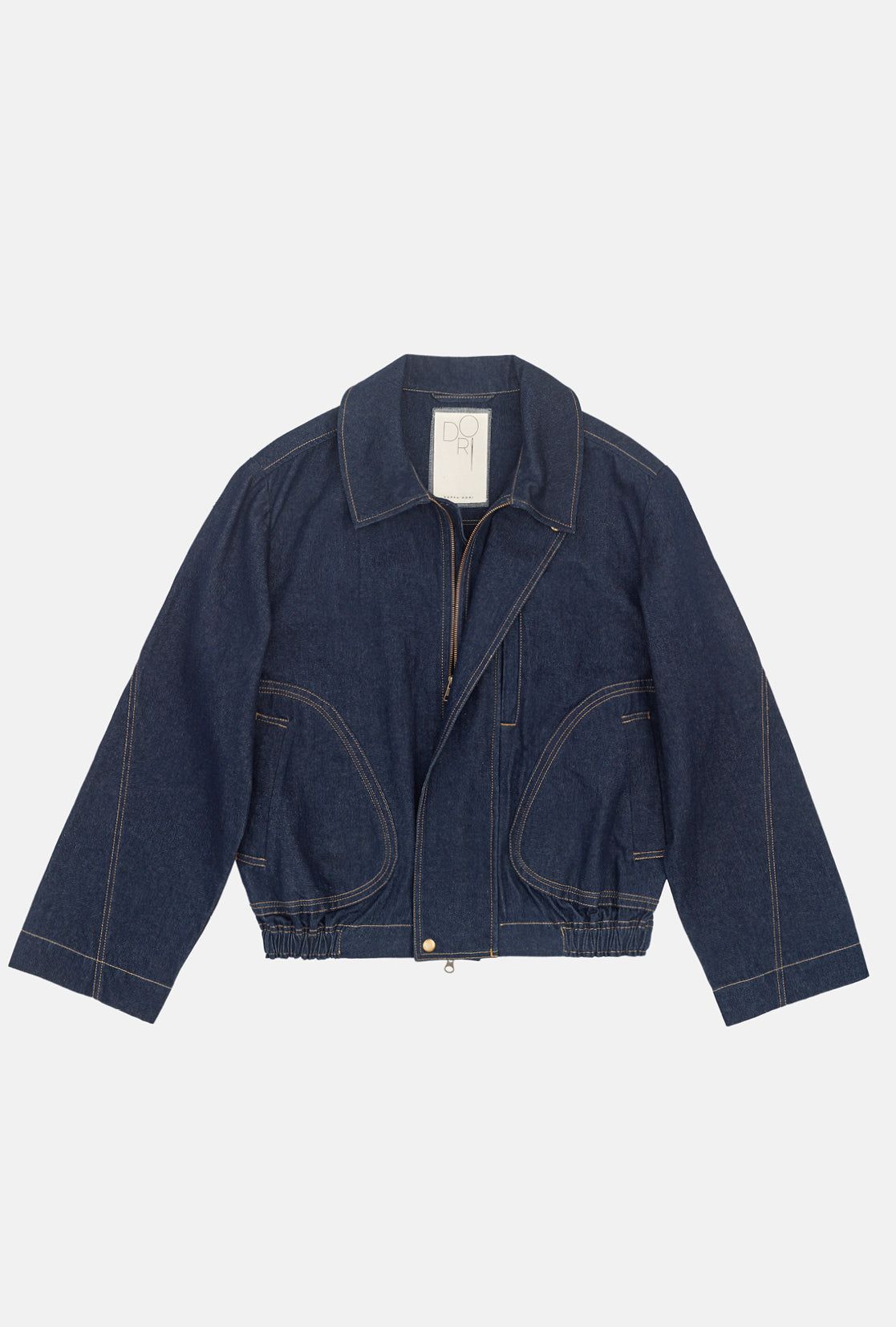 HEINRICH DENIM JACKET-NAVY BLUE / S