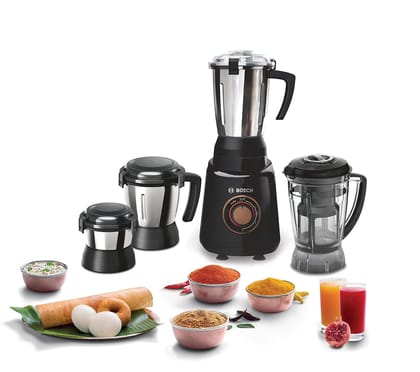Bosch Bold 750Watt Mixer Grinder, Black Bosch Bold 750Watt Mixer Grinder, Black - Black / Standard