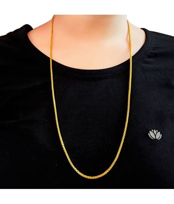 FASHION FRILL Gold Plated Chain ( Set of 1 )