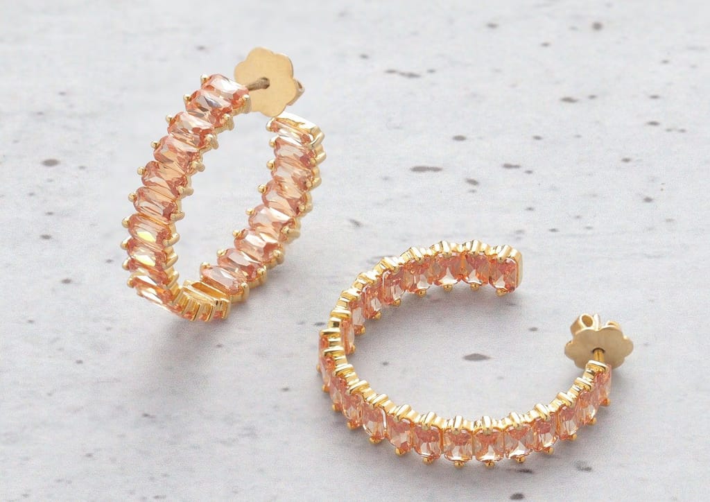Irise Hoop Earring - Pastel Colours - Earrings | Buy online on ZillyBuy