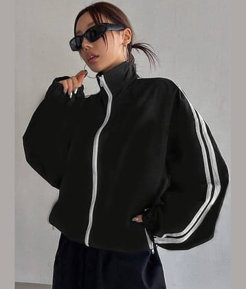 PLUS PARADISE Women Regular Jacket ( Black )