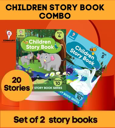 Edsmart Children Story Book Combo for 2-6 years old [64 pages], 20 kids stories with attractive pictures| kids stories on nature, friendship, Panchatantra stories , Tenali rama and more [Perfect Paperback] [Jan 01, 2022] Edsmart Edu Services Pvt Ltd